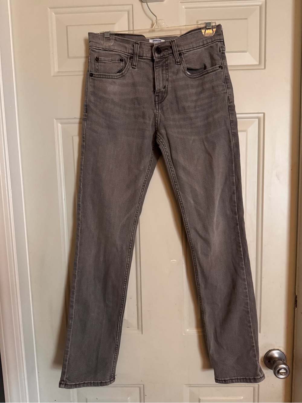 Denizen From Levi’s Gray Skinny Jeans Women’s 28x30 Stretch Denim Charcoal Wash